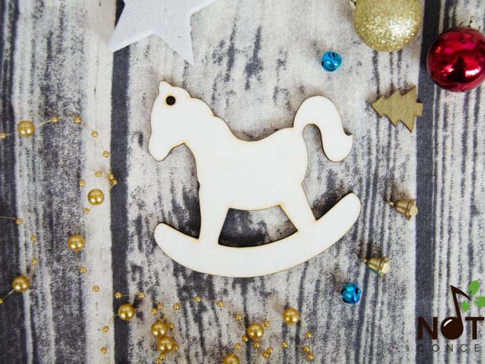 Blank din lemn, jucarie ornament