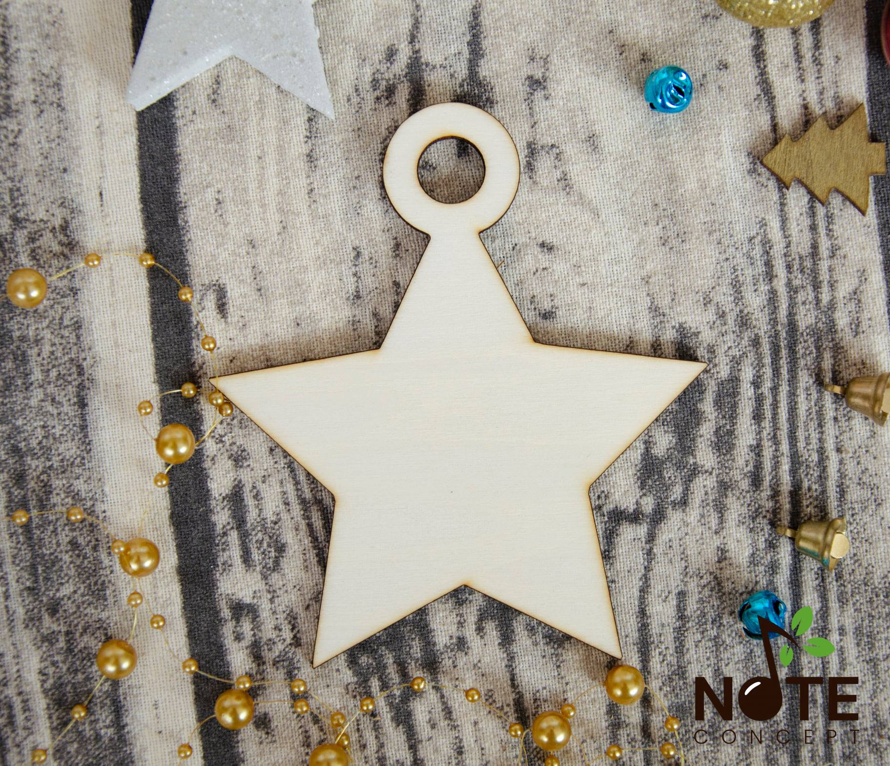 Steluta cu bucla ornament de brad Craciun