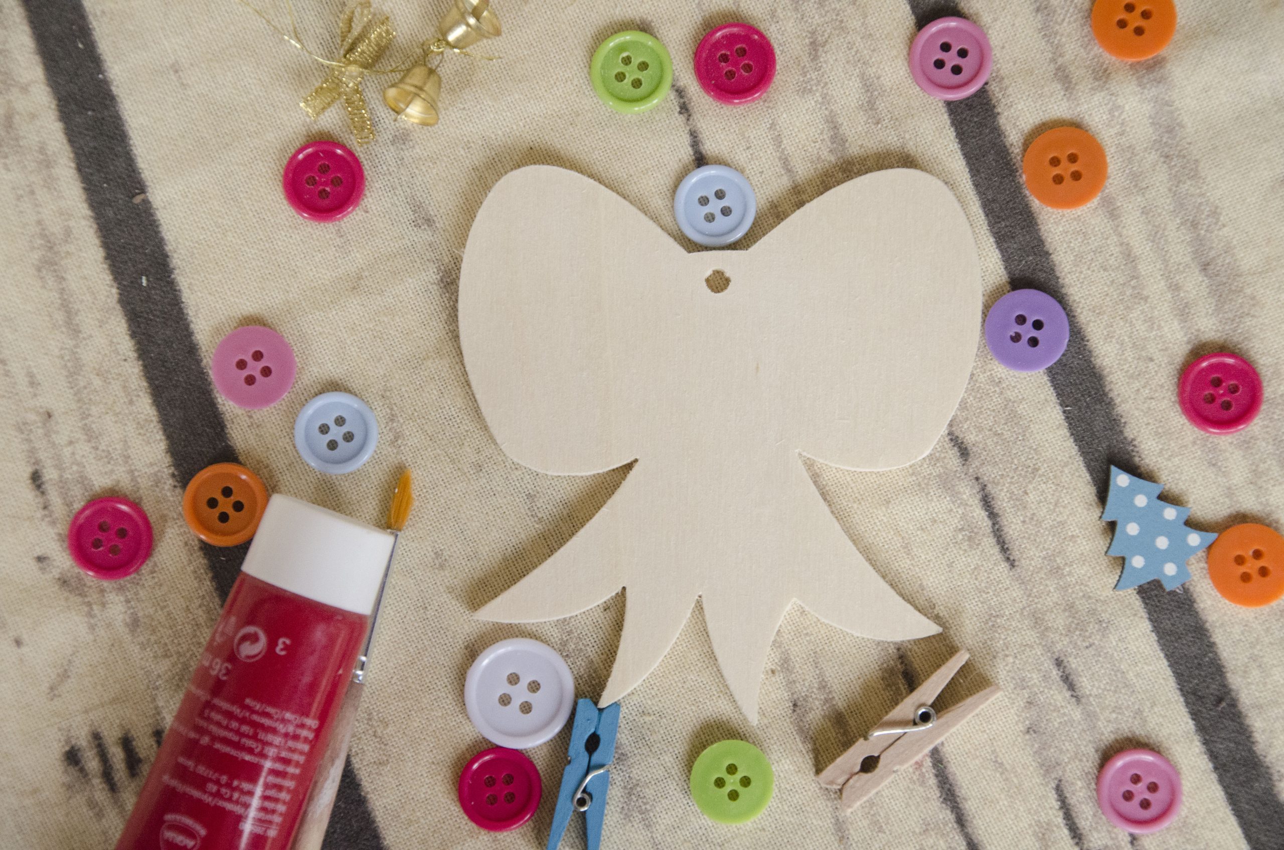 Blank fundita ornament de brad Craciun