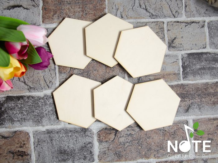 Blank baza hexagon suport pahare