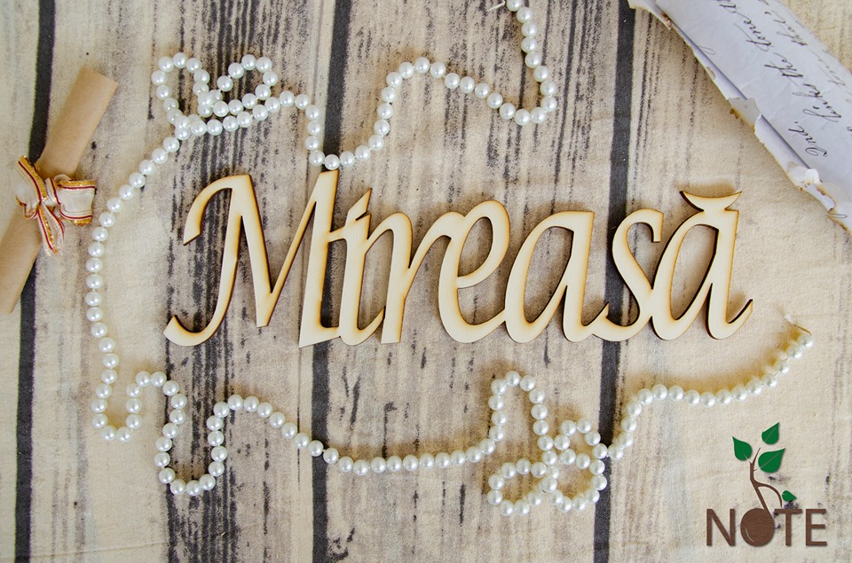mireasa caligrafic