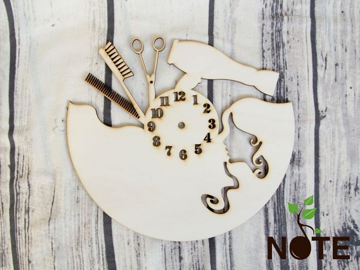 blank ceas cu model pentru beauty salon