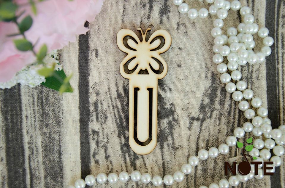 Blank semn de carte clips cu model - imagine 2