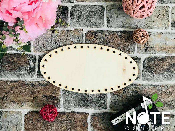 Baza blank oval pentru cos