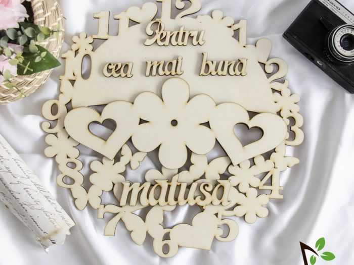 Blank ceas cu mesaj pentru cea mai bună cei mai buni cea mai buna matusa