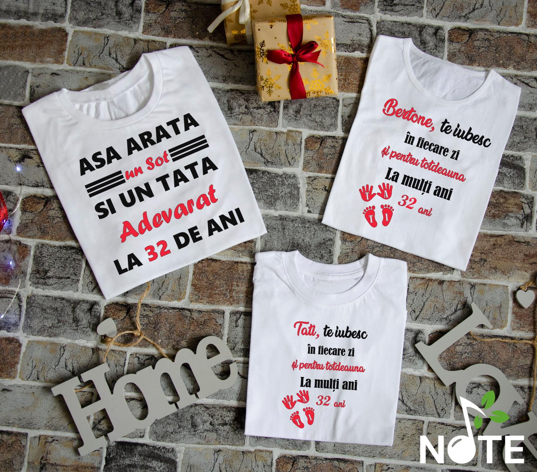 set tricouri personalizate pentru ziua de nastere
