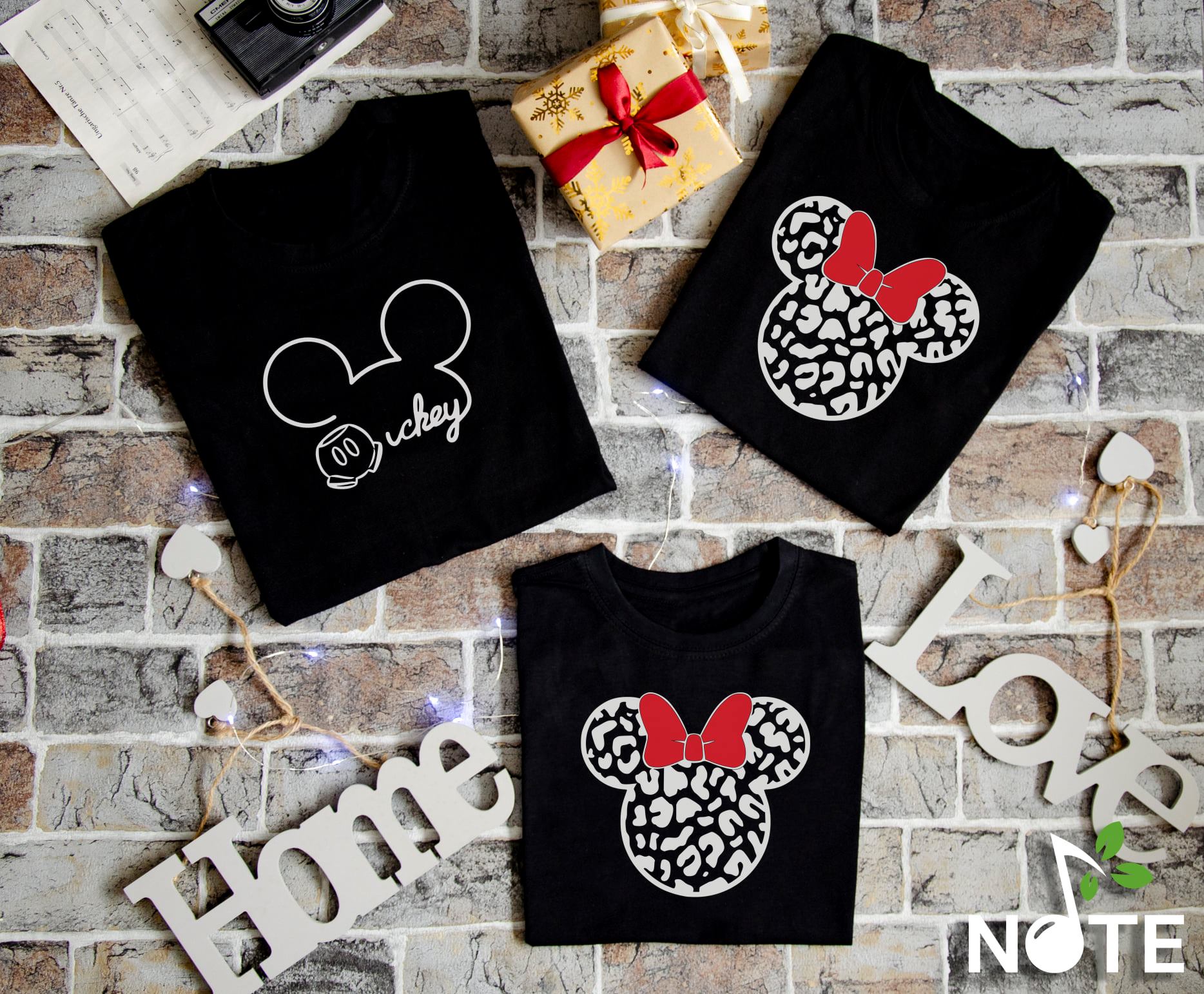 Tricou familie mickey