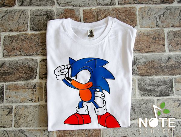 Tricou personalizat pentru copii cu Sonic