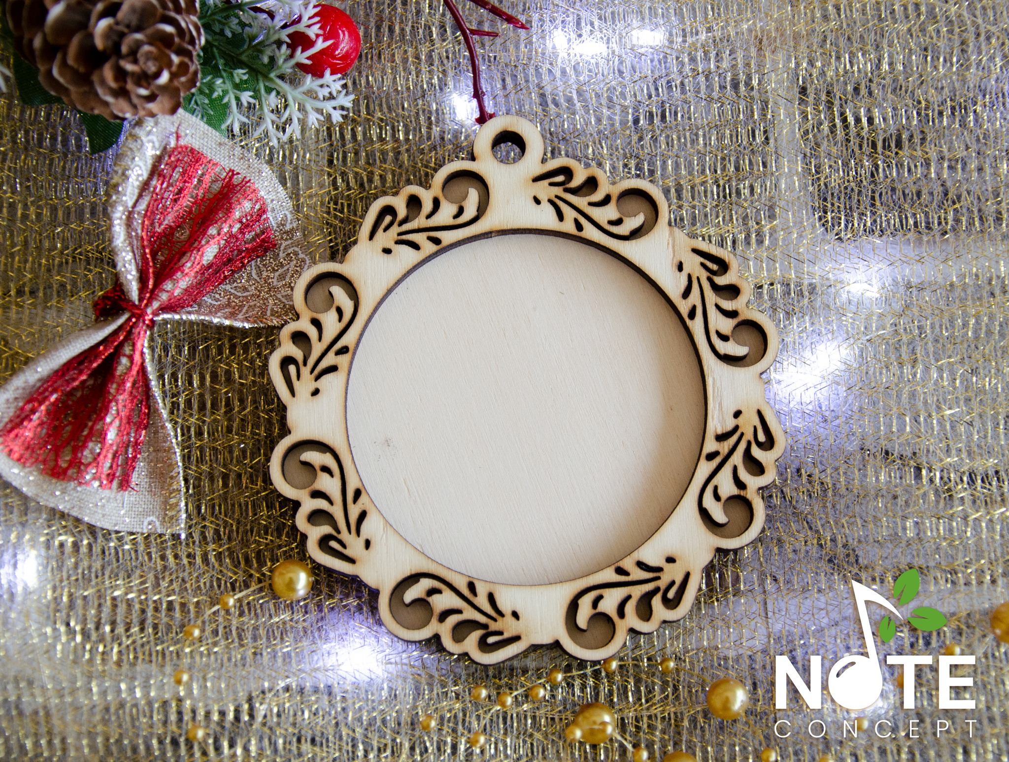 blank glob pentru poze rotund cu motive decorative