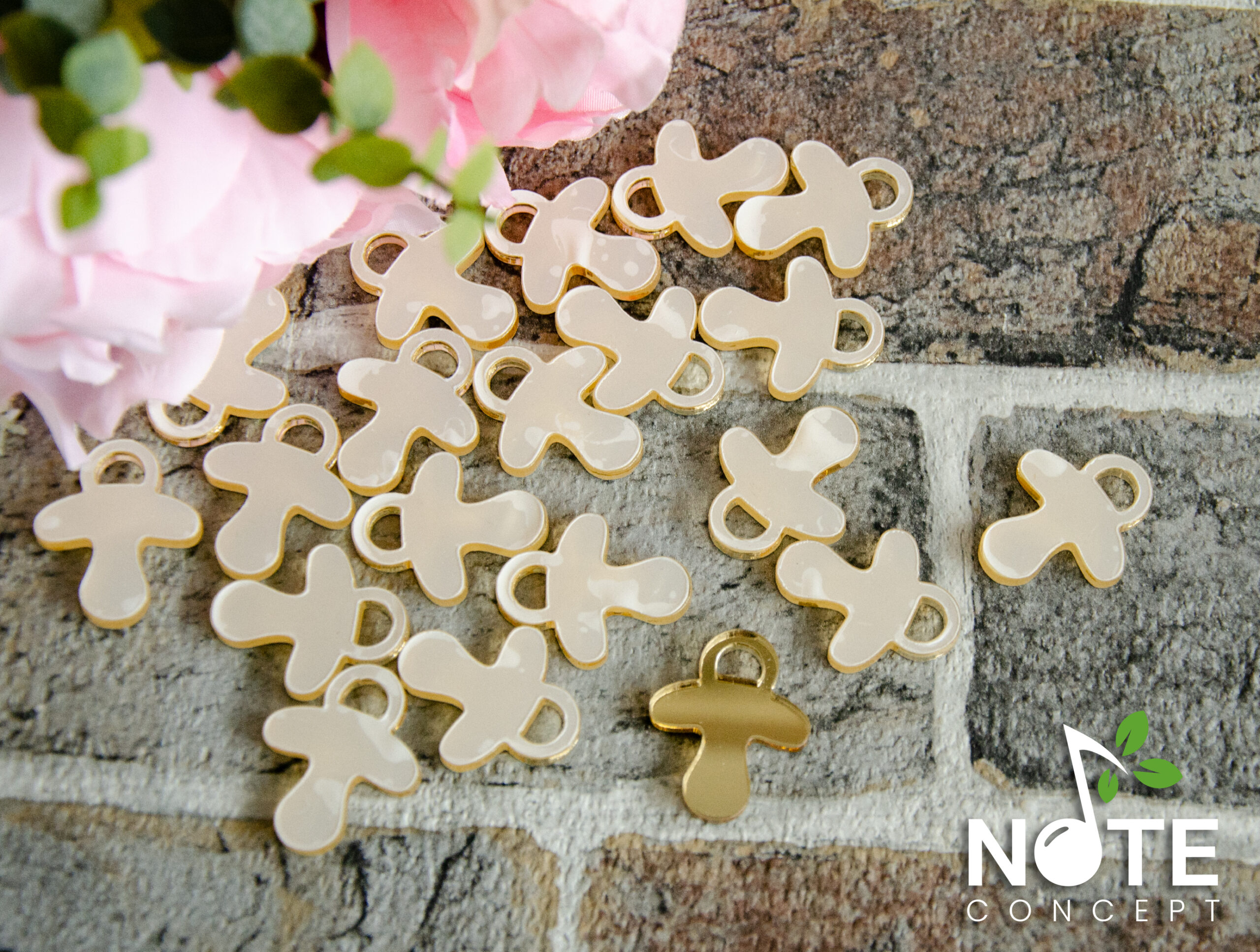 Accesorii plexiglas oglinda invitatii suzeta - SET