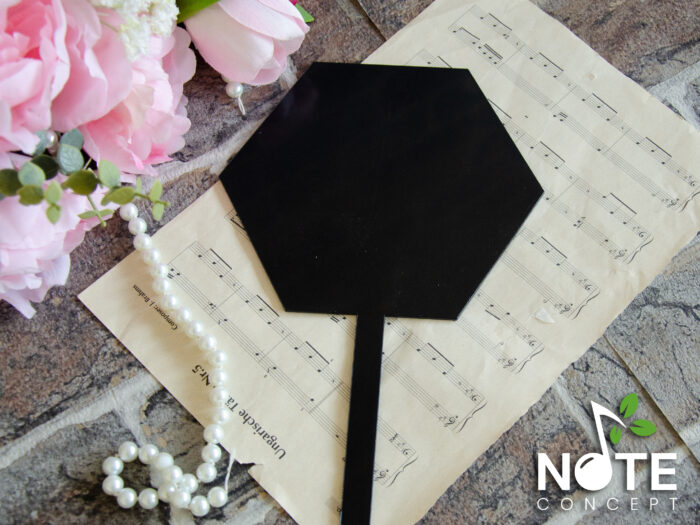 Topper plexiglas negru
