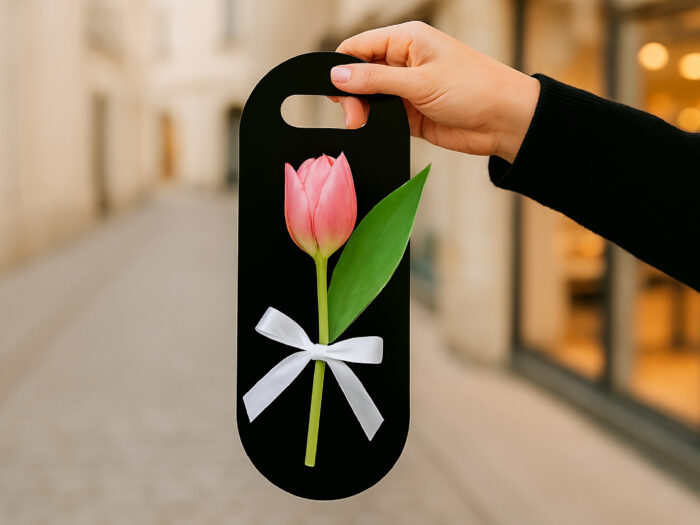 Suport plexiglas pentru aranjamente florale